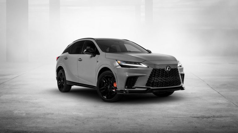 2025 Lexus RX Gets Package Updates, New Black Line Special Edition Package for 500h F Sport Performance Model