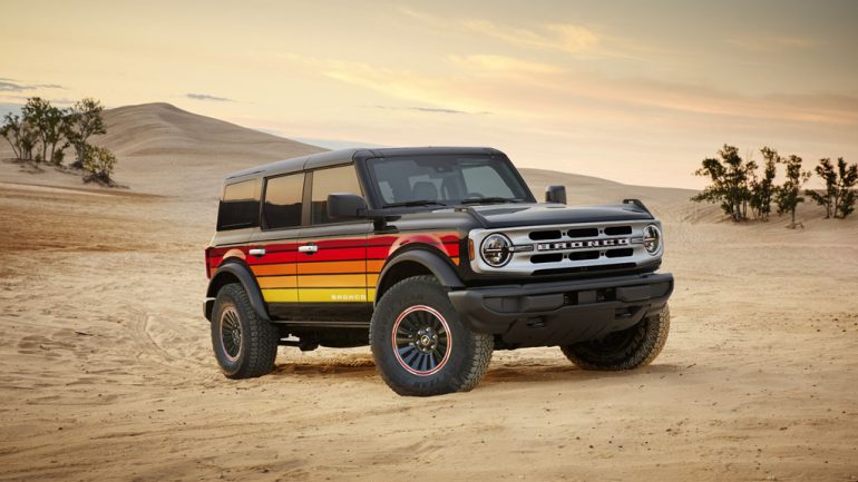 Ford Gives Bronco a Vibrant Retro Look with New Free Wheeling Package