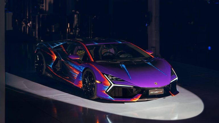 Lamborghini Showcases one-off Revuelto ‘Opera Unica’ at Art Basel Miami Beach 2023