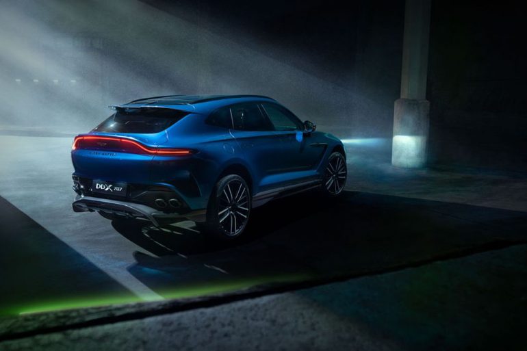 2023 aston martin dbx 707 rear