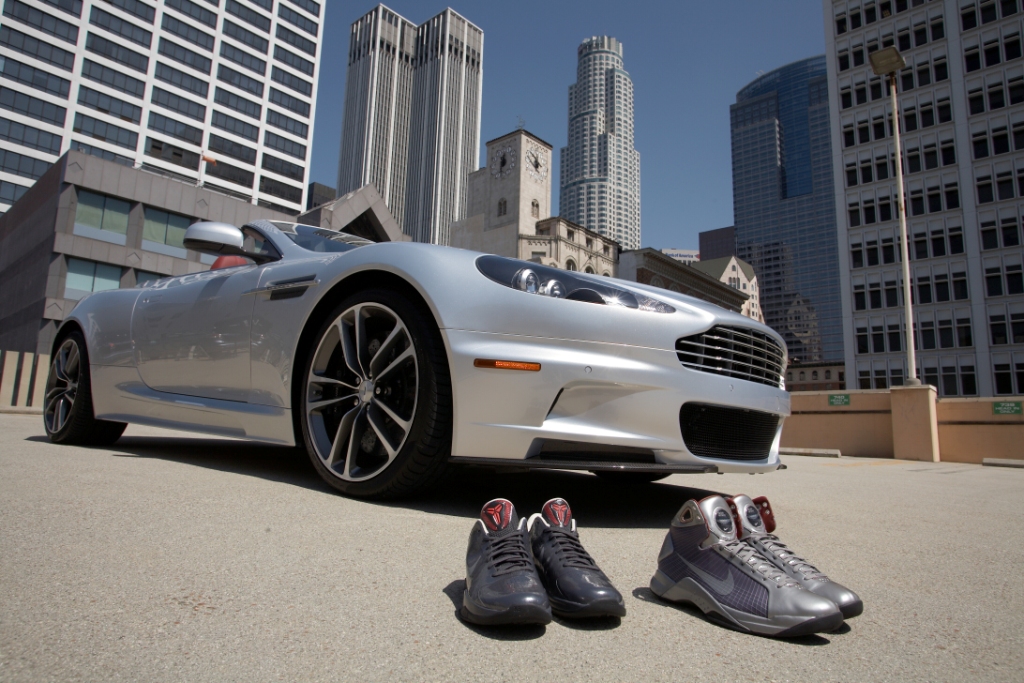 Aston Martin Partners with Nike Basketball to Introduce the Nike Kobe Bryant Aston Martin Edition Footwear Pack