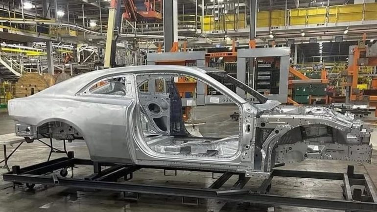 Next-Generation Dodge Charger Coupe Body Structure Confirms Combustion-Powered Version