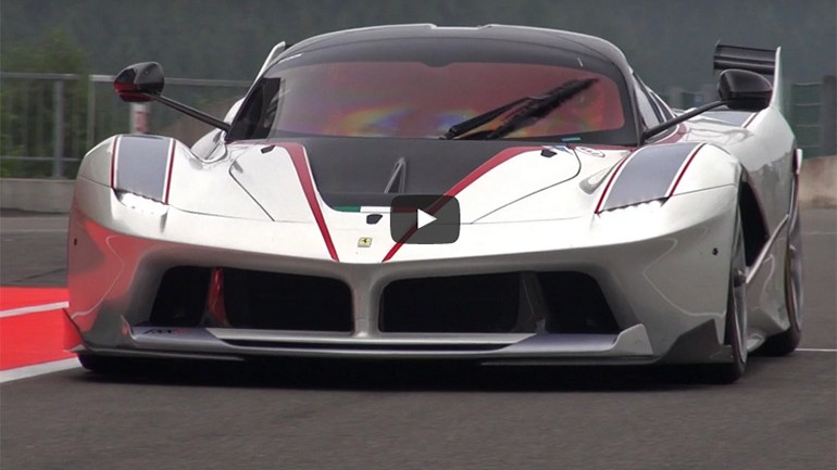 Ferrari FXX K Roaring Through SPA-Francorchamps Circuit: Video