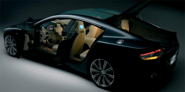 Aston Martin Rapide interior leaked