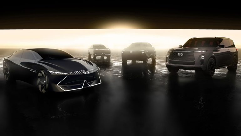 Infiniti Showcases Glimpse of Electrified Future with Vision Concepts and new SUVs