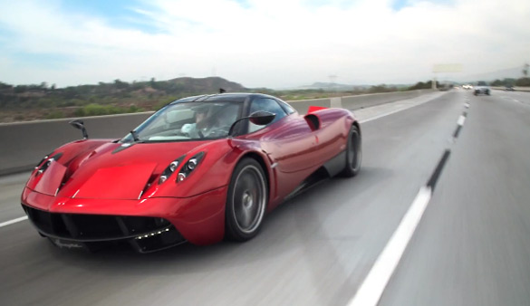 Jay Leno Drives the Pagani Huayra – Jet Sounds Standard: Video