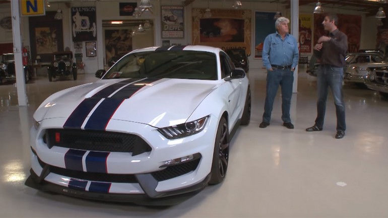 Jay Leno Gets Giddy in his new 2015 Ford Mustang Shelby GT350R: Video