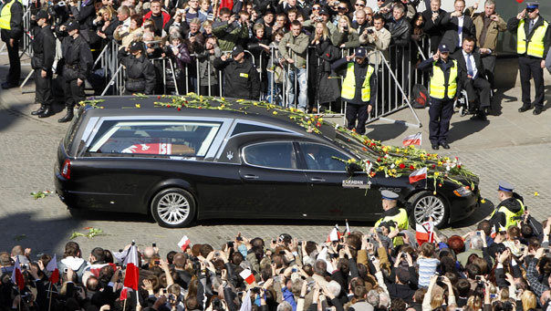 Riding “OUT” In Style: Polish President’s Final Ride – Maserati Quatrroporte Hearse