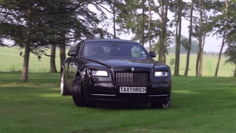 Rolls-Royce Wraith Goes Rally Style At The Hands of Tax The Rich: Video