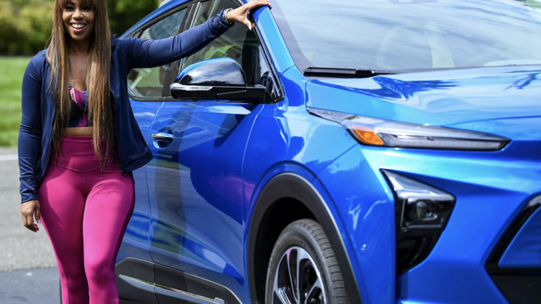 Filmmaker Tressa “Azarel” Smallwood and the All-Electric 2022 Chevy Bolt EUV